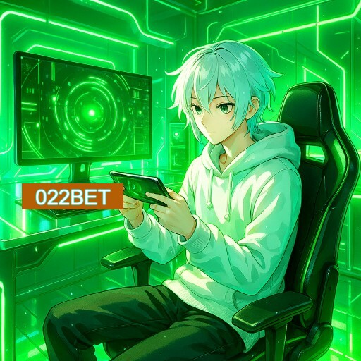 Imagem promocional do app oficial 022BET destacando a conveniência de jogar cassino online pelo celular ou navegador