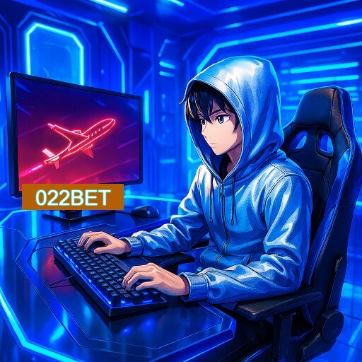 Imagem promocional do app oficial 022BET destacando a conveniência de jogar cassino online pelo celular ou navegador