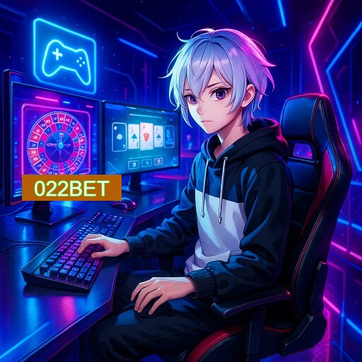 Imagem promocional do app oficial 022BET destacando a conveniência de jogar cassino online pelo celular ou navegador