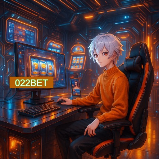 Imagem promocional do app oficial 022BET destacando a conveniência de jogar cassino online pelo celular ou navegador